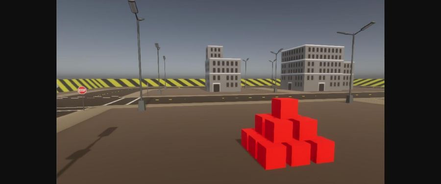 CubeTown environment in LGSVL Simulator